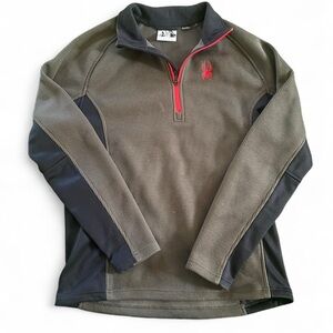 Spyder Men's Two-Tone Zip-Up Sweater